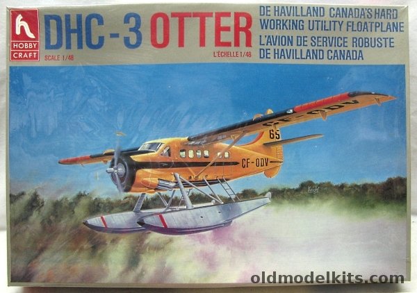 Hobby Craft 1/48 De Havilland DHC-3 Floatplane - SAC 4082 Command Wing USAF or Civil Ontario Ministry of Natural Resources, HC1655 plastic model kit